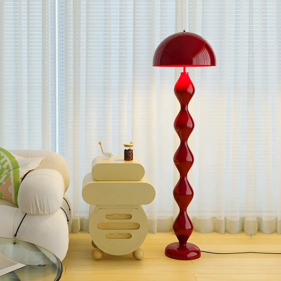 Creative Mushroom Metal LED Modern Floor Lamp