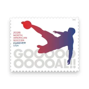 Forever Stamps 2026 North American Soccer – Sports Theme, First-Class Postage